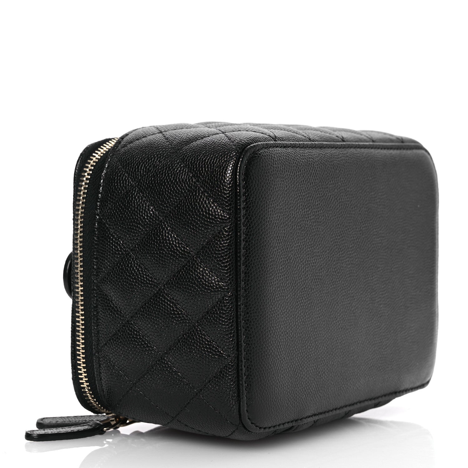 Chanel Caviar Quilted Jewelry Box Black 4 of 10