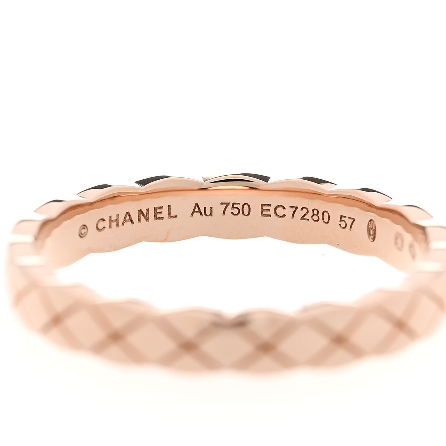 18K Beige Gold Mini Coco Crush Ring 57 8