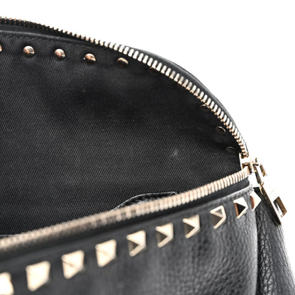 Valentino Garavani Grainy Calfskin Rockstud Belt Bag Black 13 of 13