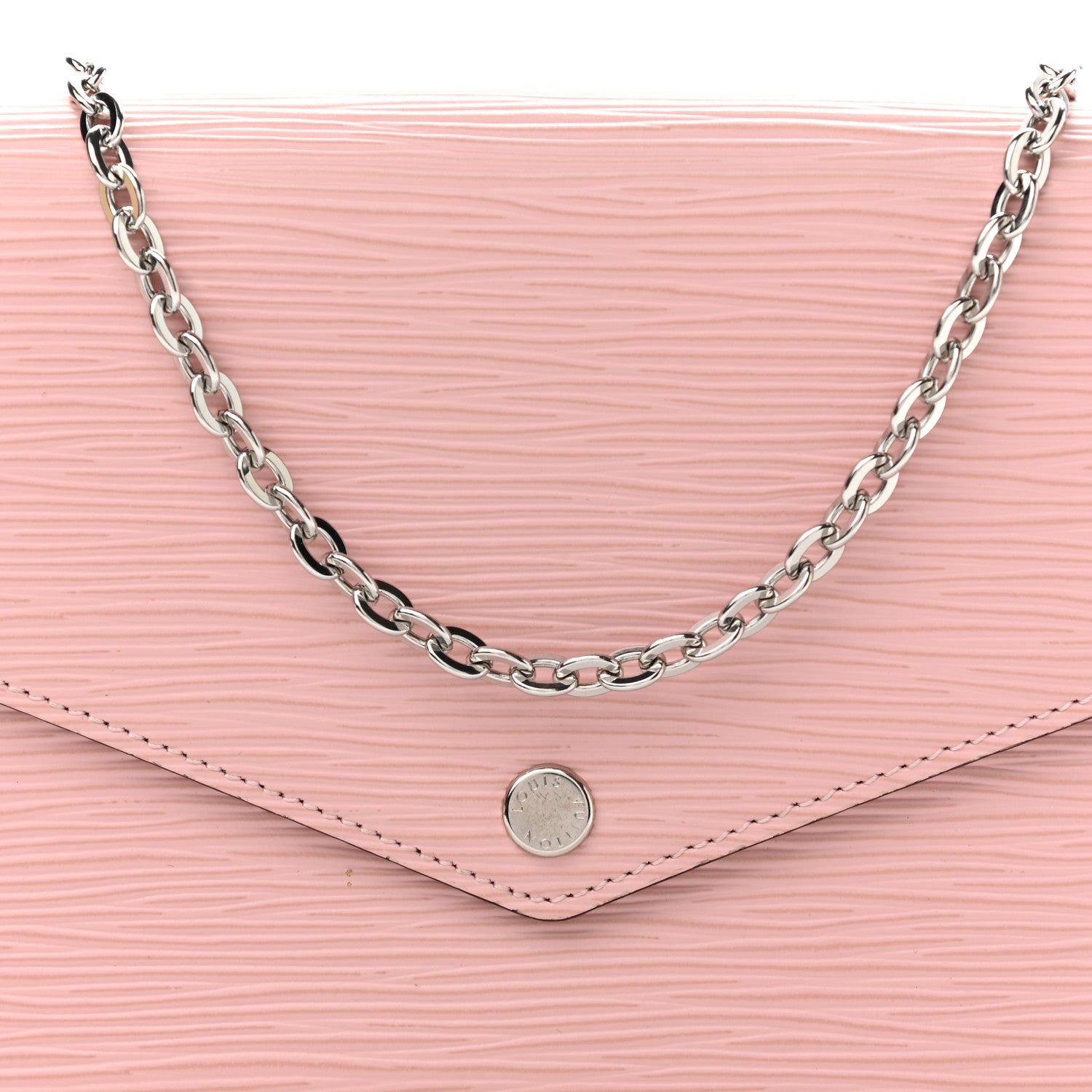 Louis Vuitton Epi Pochette Felicie Rose Ballerine 8 of 12