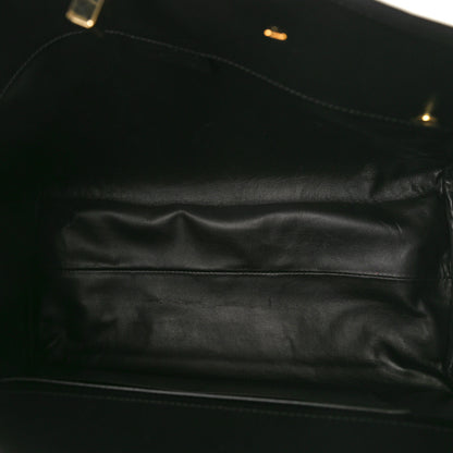 Salvatore Ferragamo Calfskin Large Studio Bag Black 6 of 10