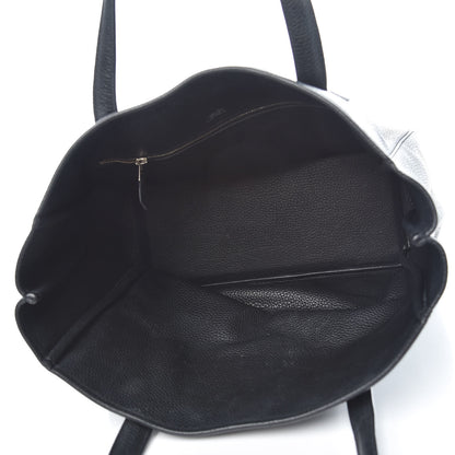 Hermes Taurillon Clemence Victoria II Cabas 32 Black 5 of 12