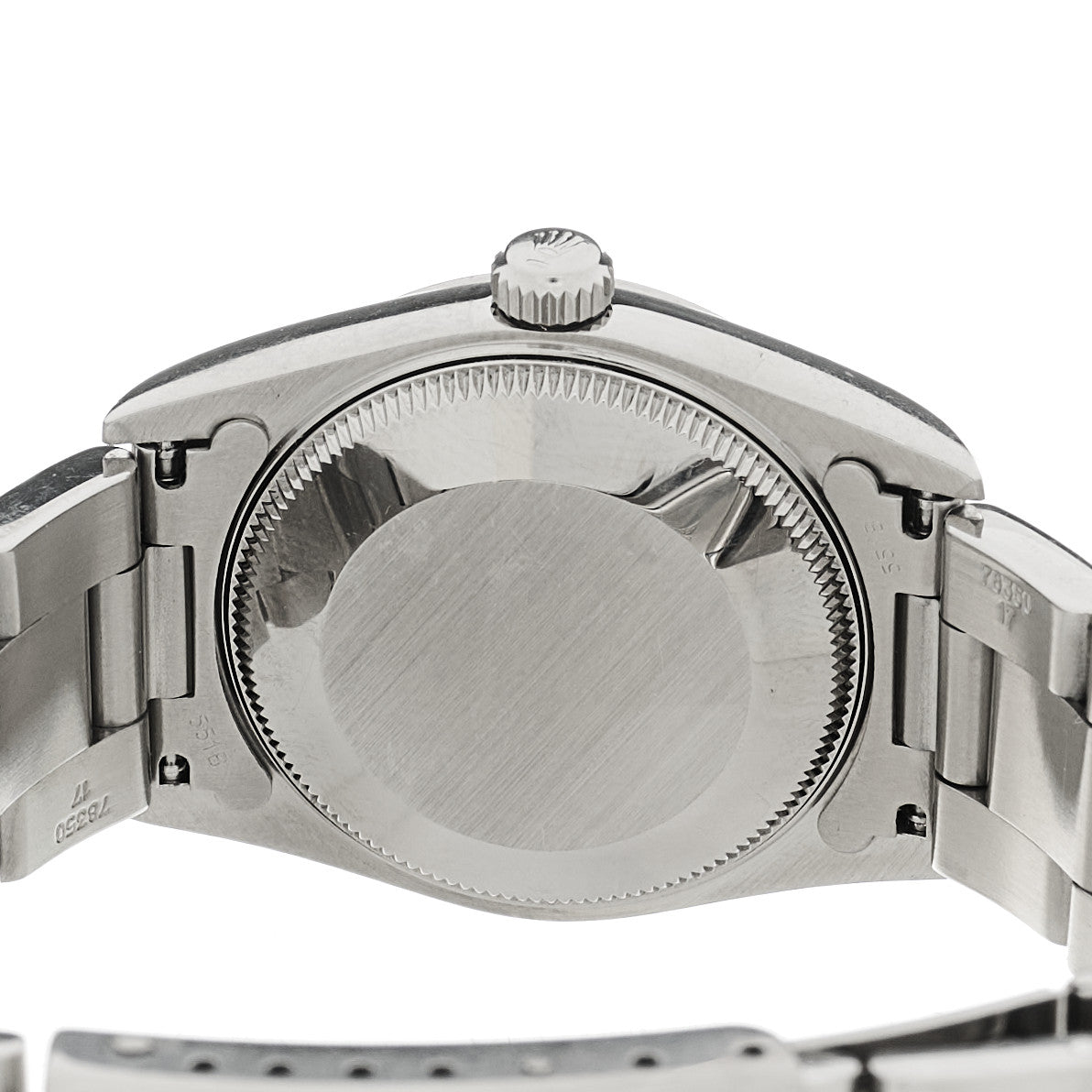 Rolex Stainless Steel 31mm Oyster Perpetual Watch Black 77080 4 of 5