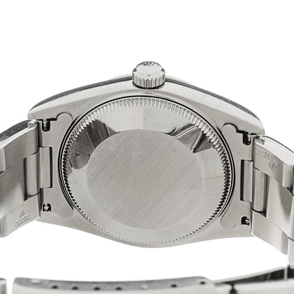 Rolex Stainless Steel 31mm Oyster Perpetual Watch Black 77080 4 of 5