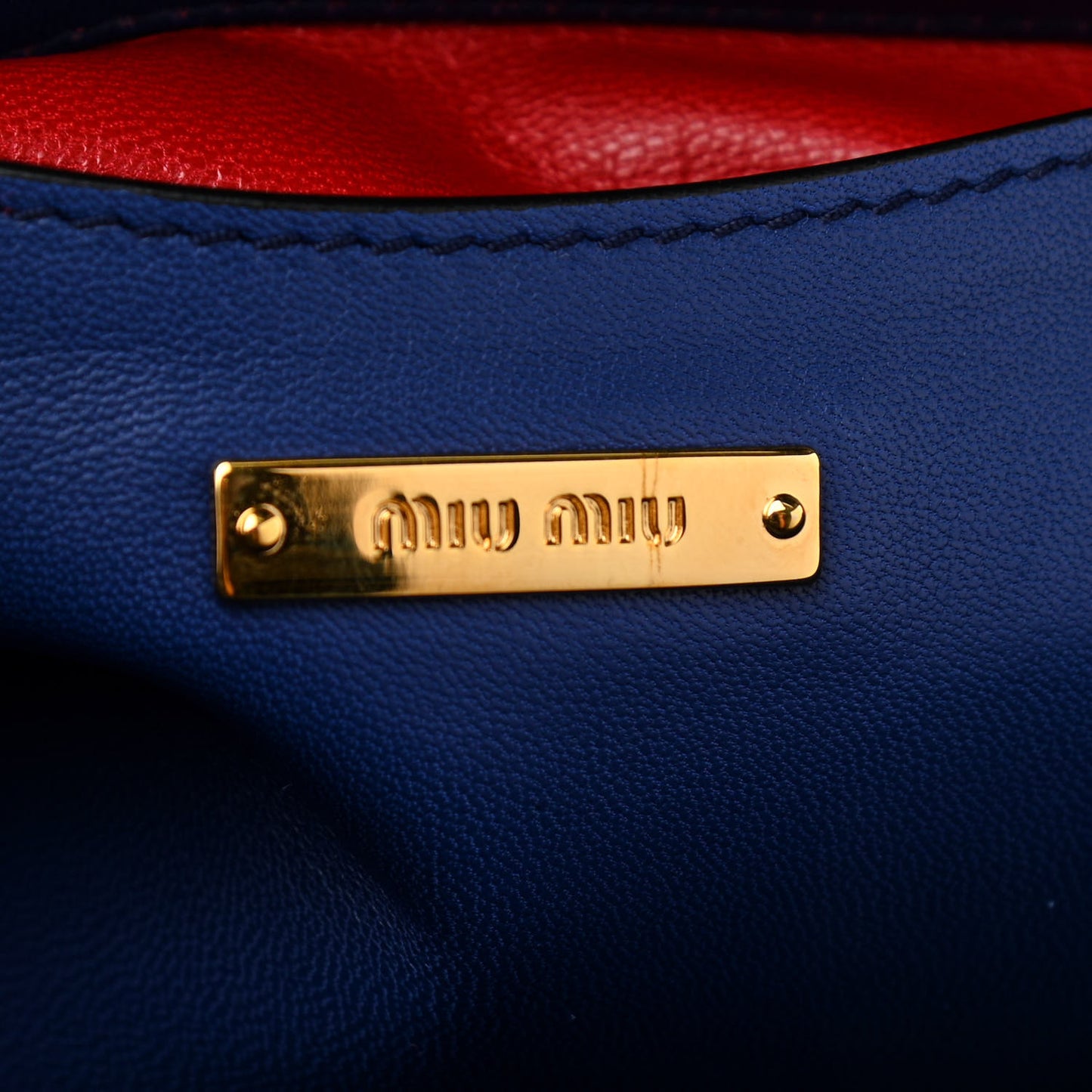 Nappa Matelasse Biker Shoulder Bag Inchiostro