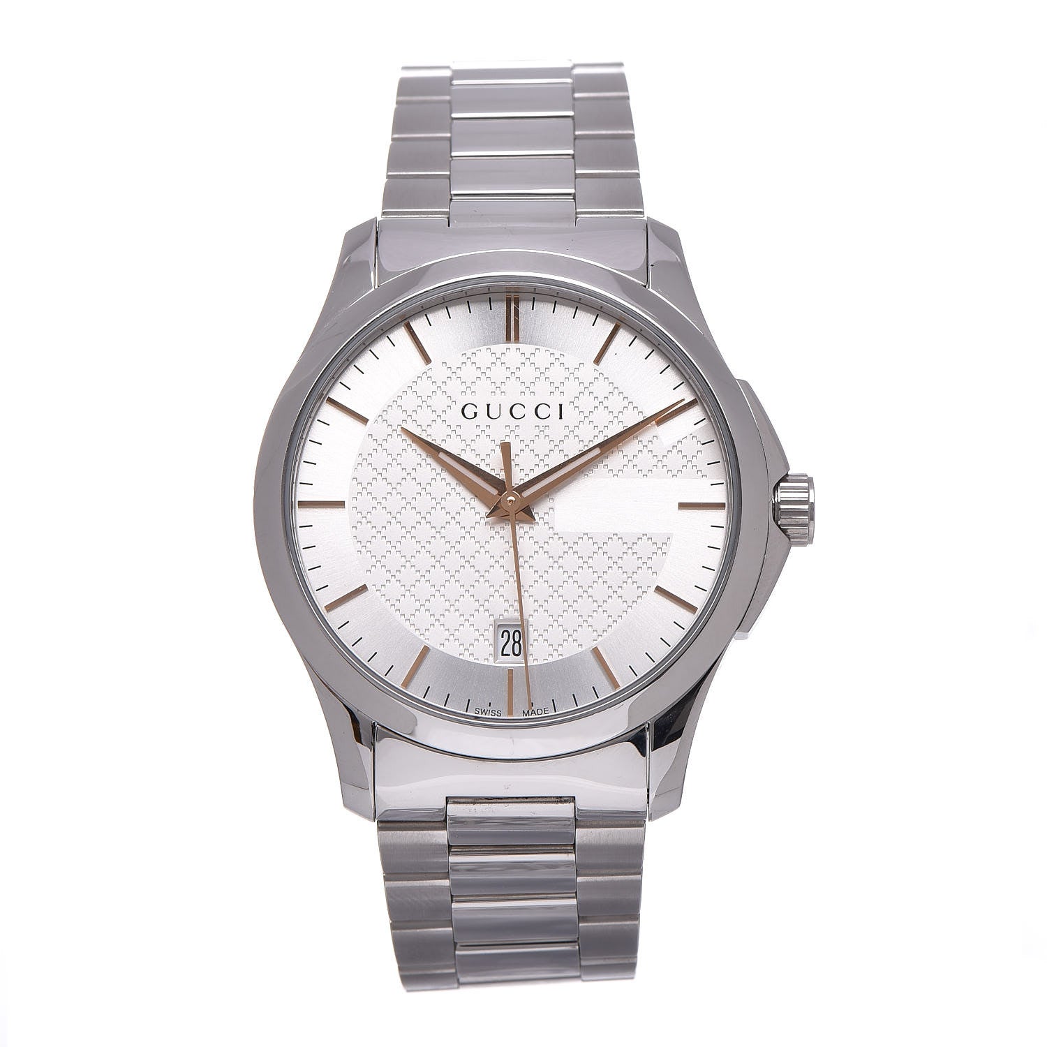 Gucci Stainless Steel 38mm G-Timeless Quartz Watch 1 of 7