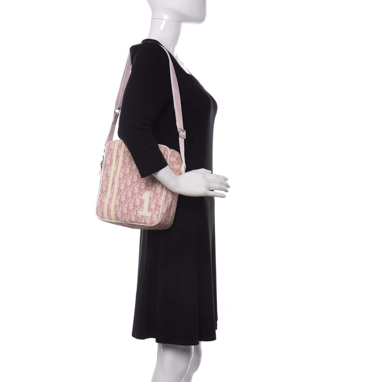 Monogram Girly Messenger Bag Pink