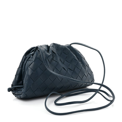 Bottega Veneta Nappa Intrecciato The Mini Pouch Deep Blue 3 of 8