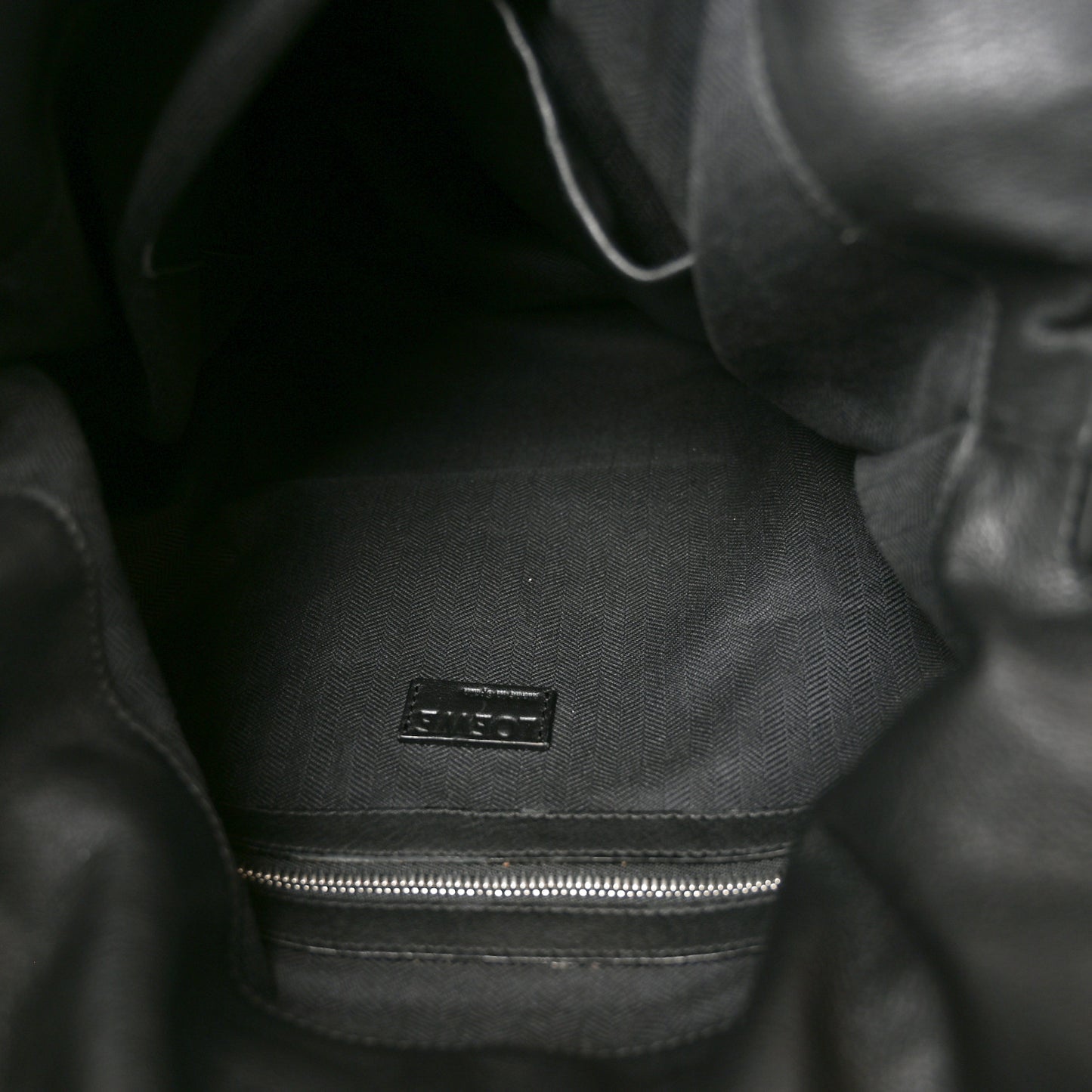 Calfskin Flamenco Knot Bag Black