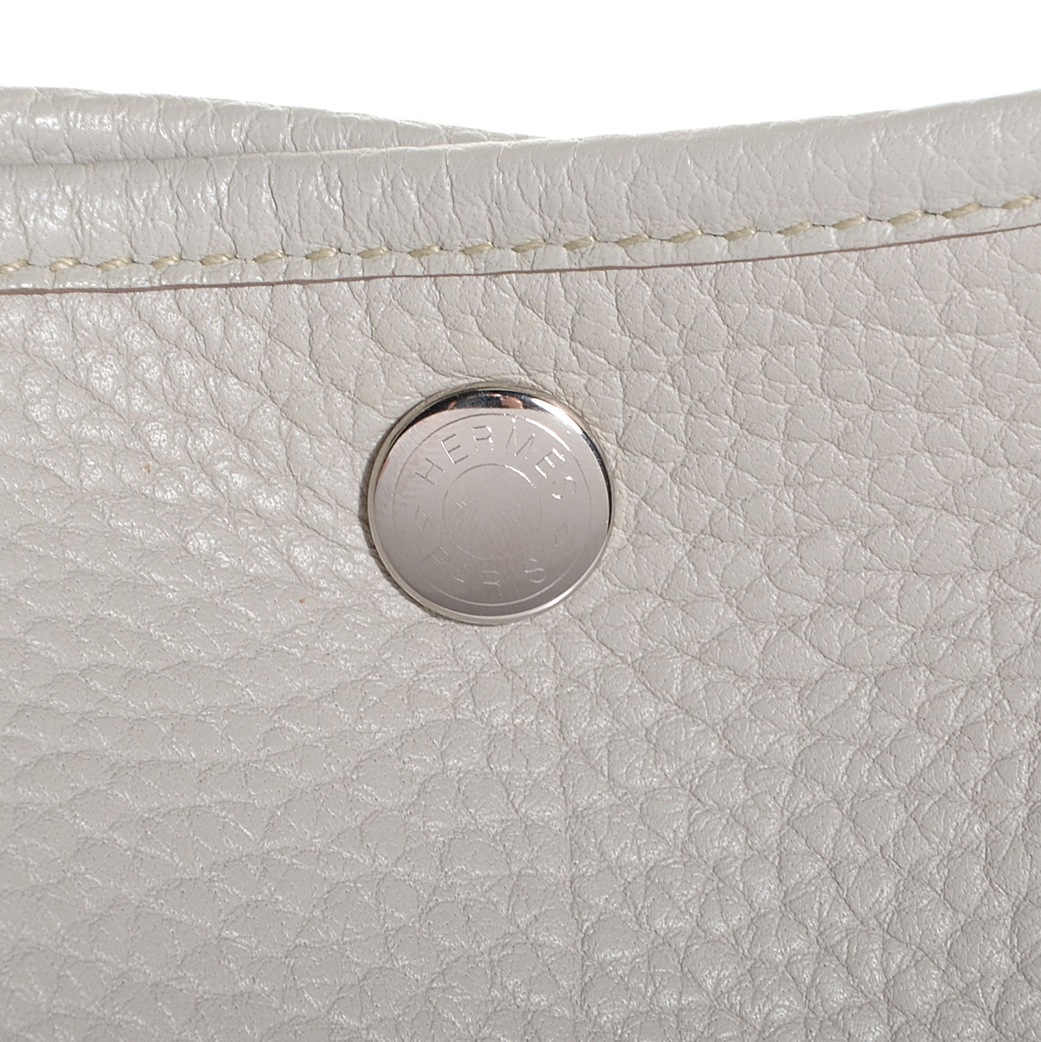 Hermes Fjord Garden Party Tote 36 MM Gris Perle 15 of 16
