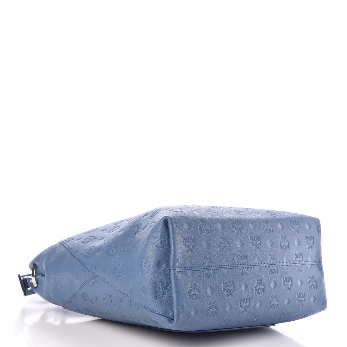 Grained Calfskin Large Hobo Luft Blue