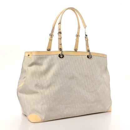 Christian Dior Monogram Patent Tote Ivory 4 of 12