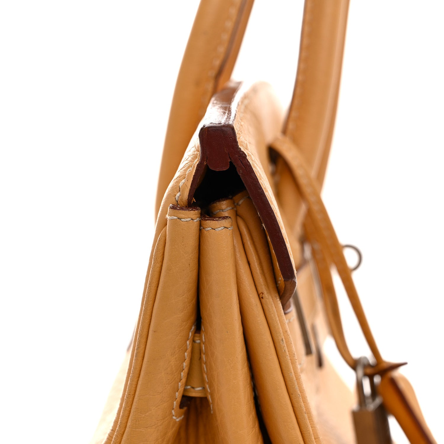 Hermes Taurillon Clemence HAC Birkin 32 Natural Sable 18 of 24