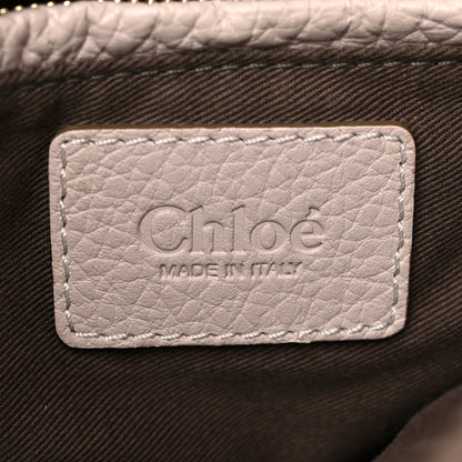 Chloe Calfskin Medium Marcie Satchel Abstract White 6 of 13