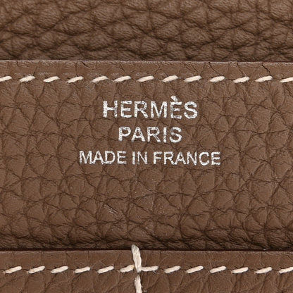 Hermes Togo Dogon Duo Wallet Etoupe 8 of 9