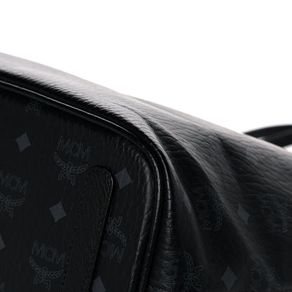 MCM Visetos Medium Liz Reversible Shopper Tote Black 11 of 11