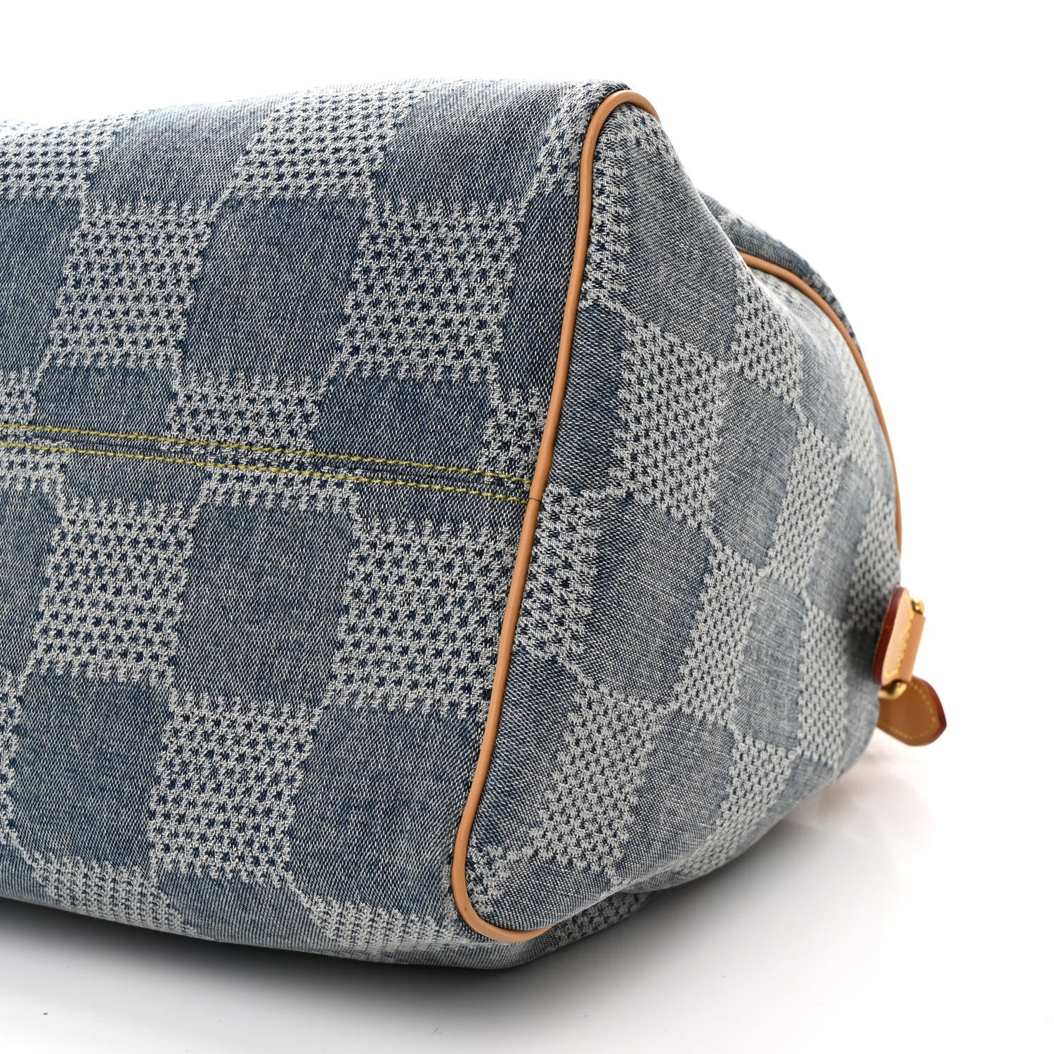 Louis Vuitton Damier Denim 3D Speedy Bandouliere 40 Bleu 9 of 9