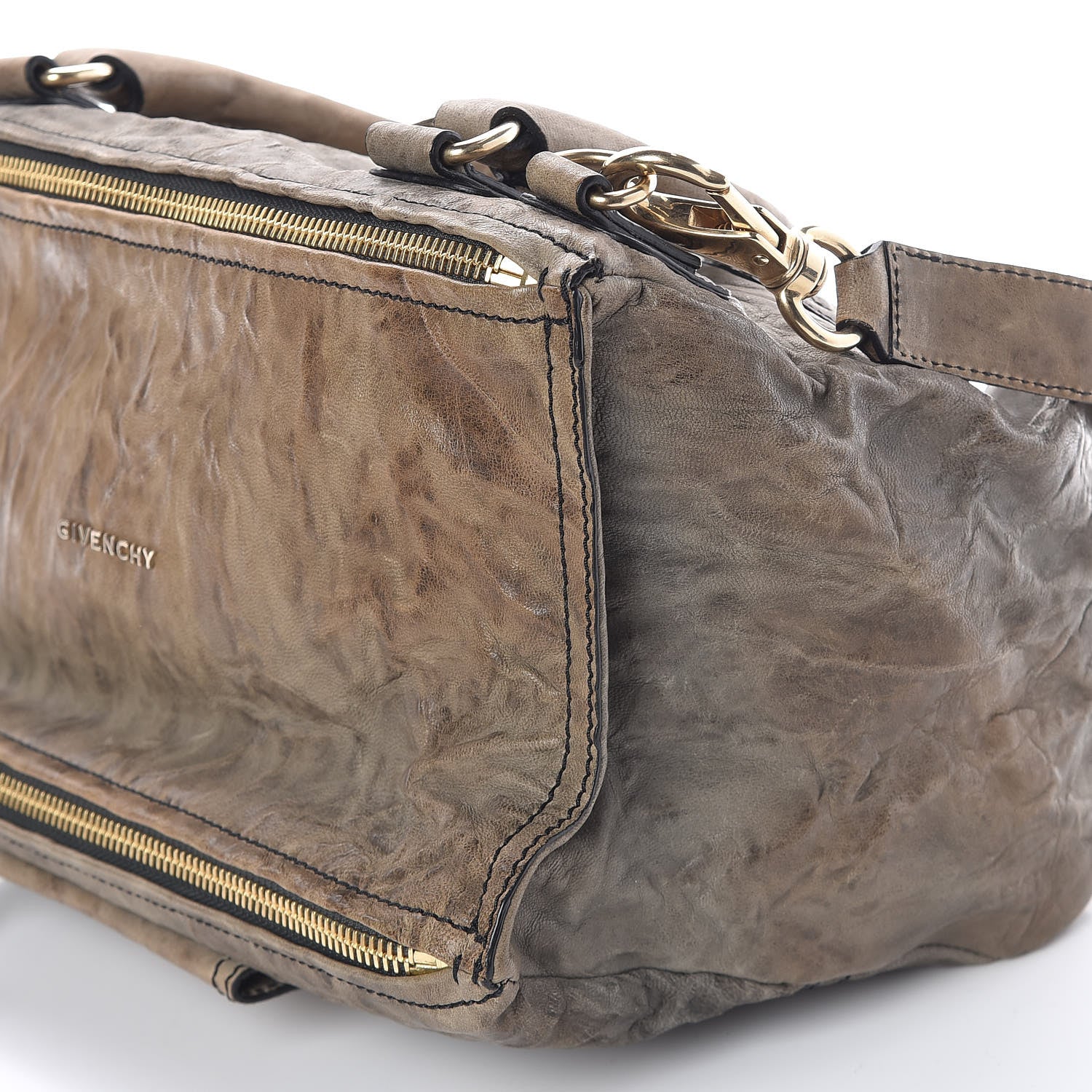 Givenchy Tumbled Sheepskin Medium Pandora Charcoal 10 of 10