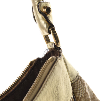 Gucci Monogram Large D Gold Hobo Gold 16 of 19