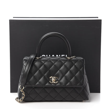 Chanel Caviar Quilted Mini Coco Handle Flap Black 11 of 11