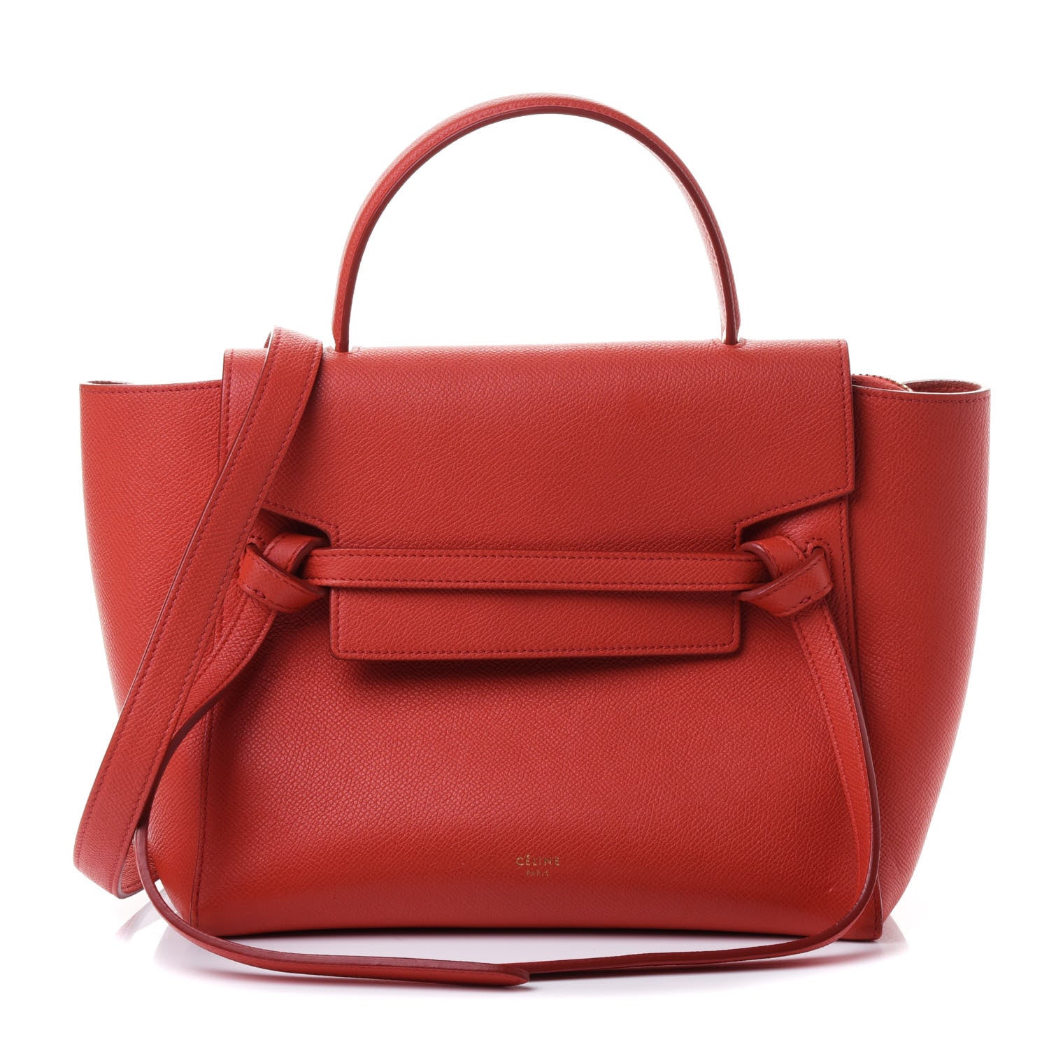 Celine Baby Grained Calfskin Micro Belt Bag Poppy 1 of 4