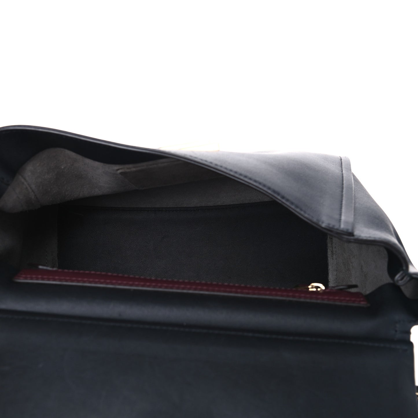 Calfskin Small Mystic Shoulder Bag Black