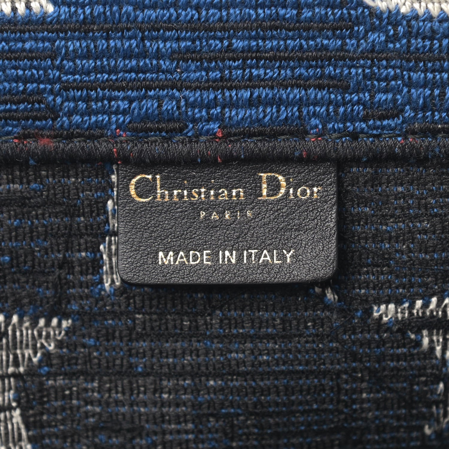 Christian Dior Canvas Embroidered Exclusive US Book Tote Multicolor 6 of 12