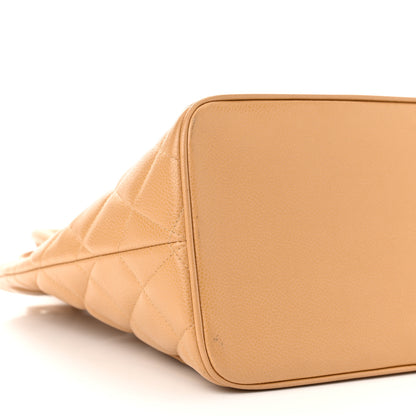 Chanel Caviar Quilted Medallion Tote Beige 9 of 13