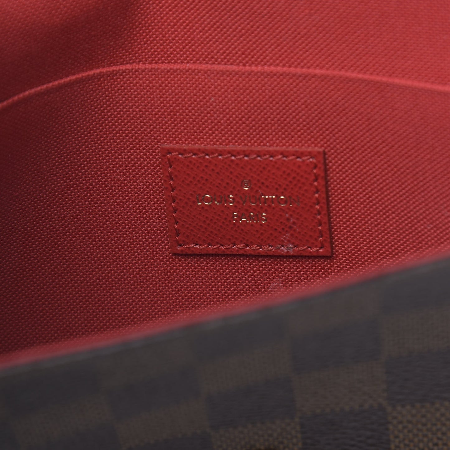 Damier Ebene Pochette Felicie Chain Wallet