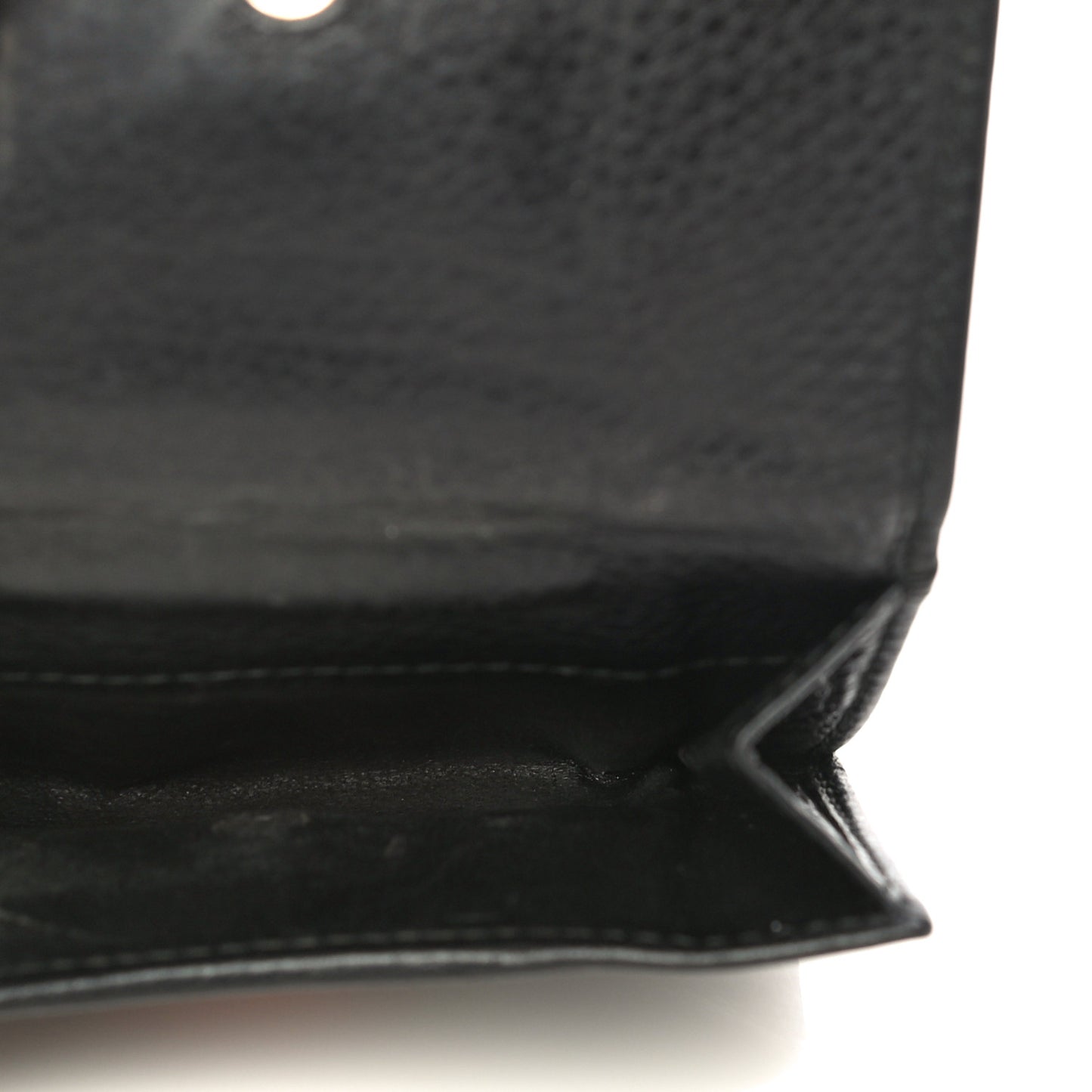 Calfskin Web Horsebit French Flap Wallet Black