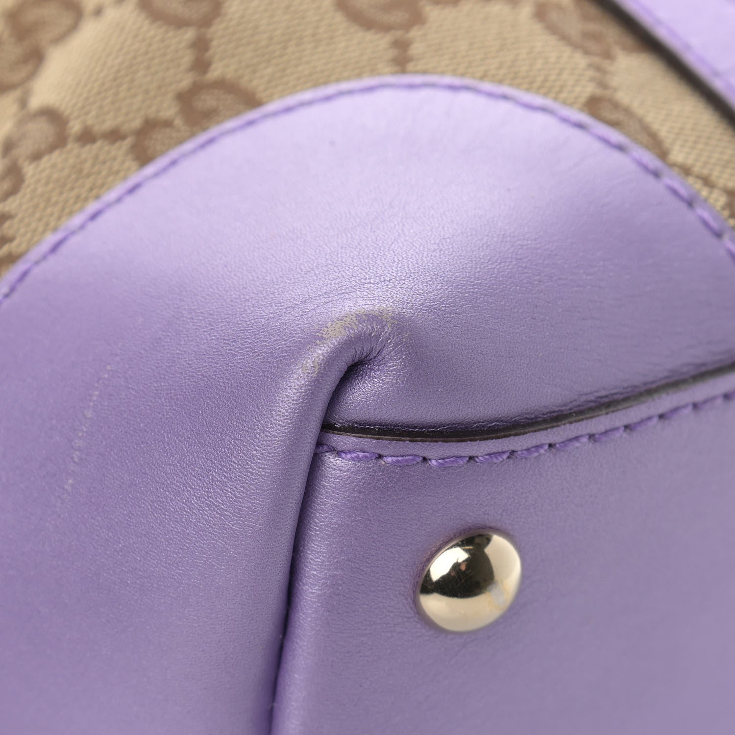 Gucci Monogram Small Lovely Heart Tote Purple 8 of 12