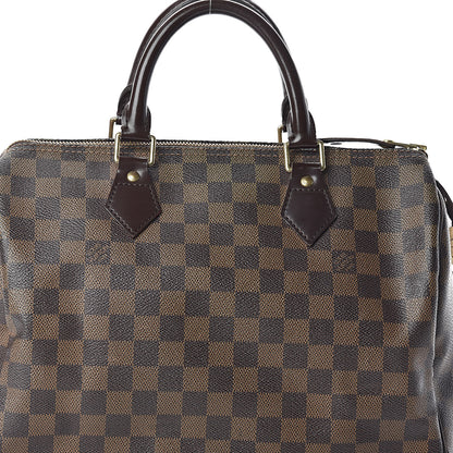 Louis Vuitton Damier Ebene Speedy 30 7 of 10
