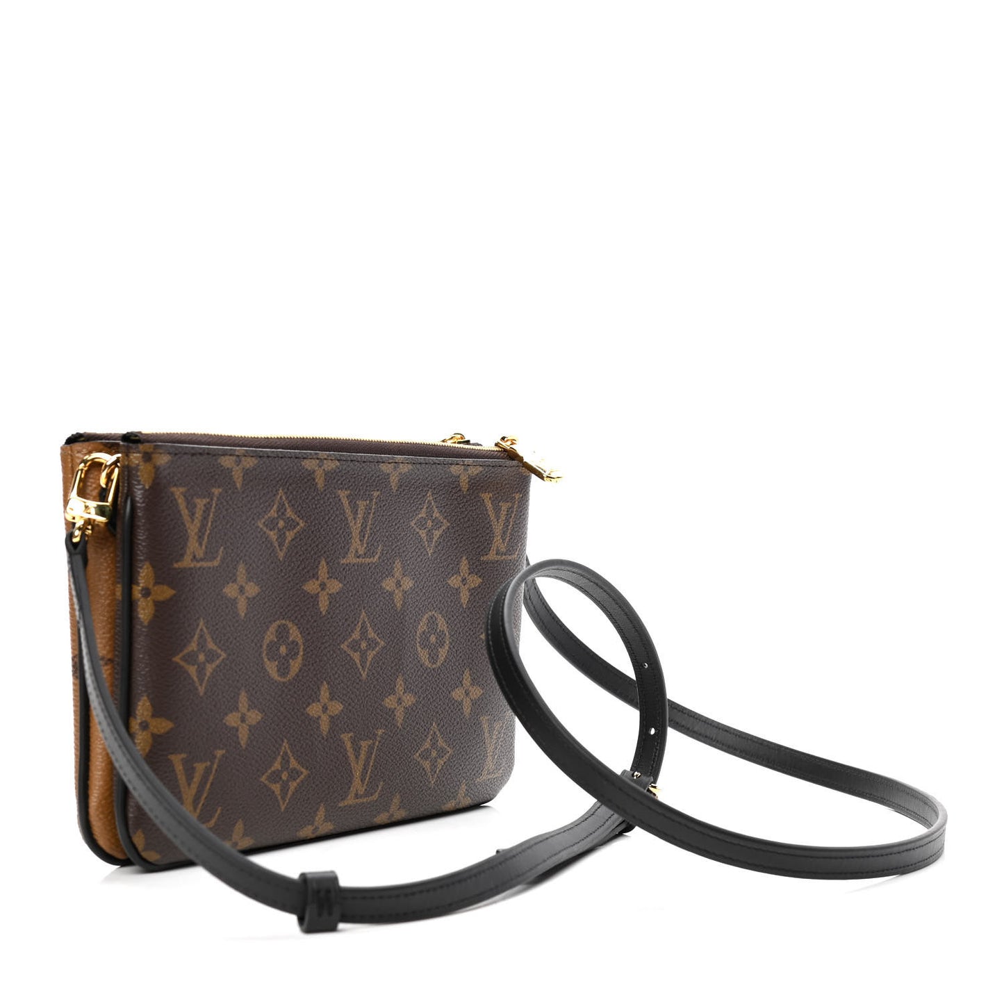 Reverse Monogram Giant Double Zip Pochette