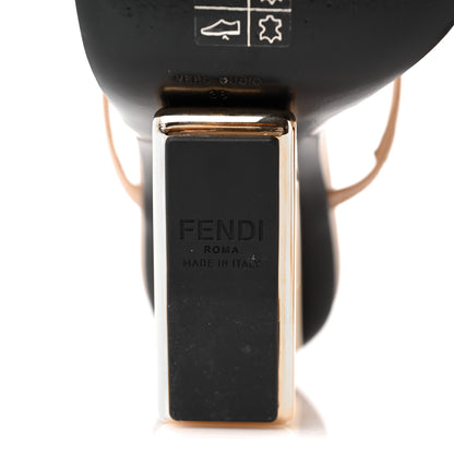 Fendi Calfskin Fendi First 95mm Slide Sandals 38 Poudre 6 of 10