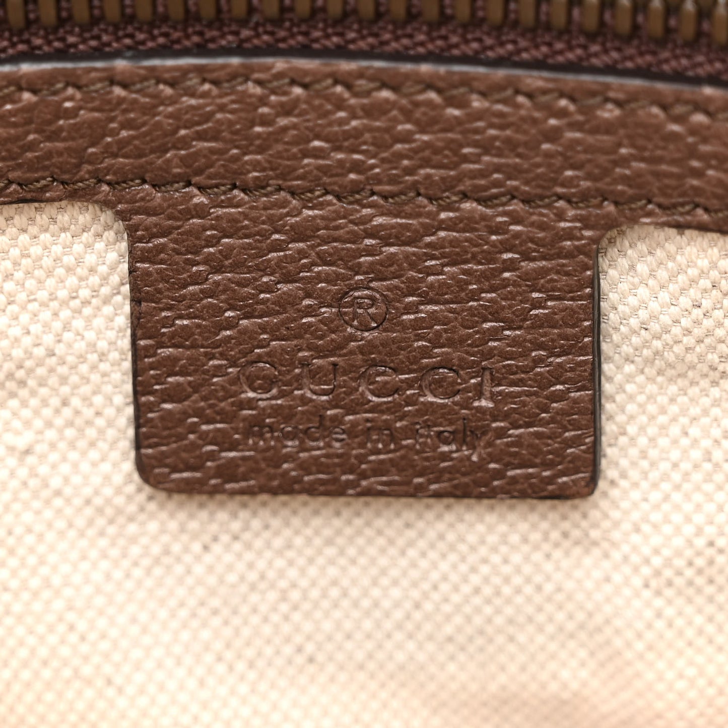 GG Supreme Monogram Web Small Ophidia Messenger Bag Brown