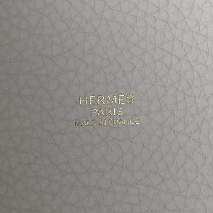 Hermes Taurillon Clemence Picotin Lock 22 MM Craie 5 of 10