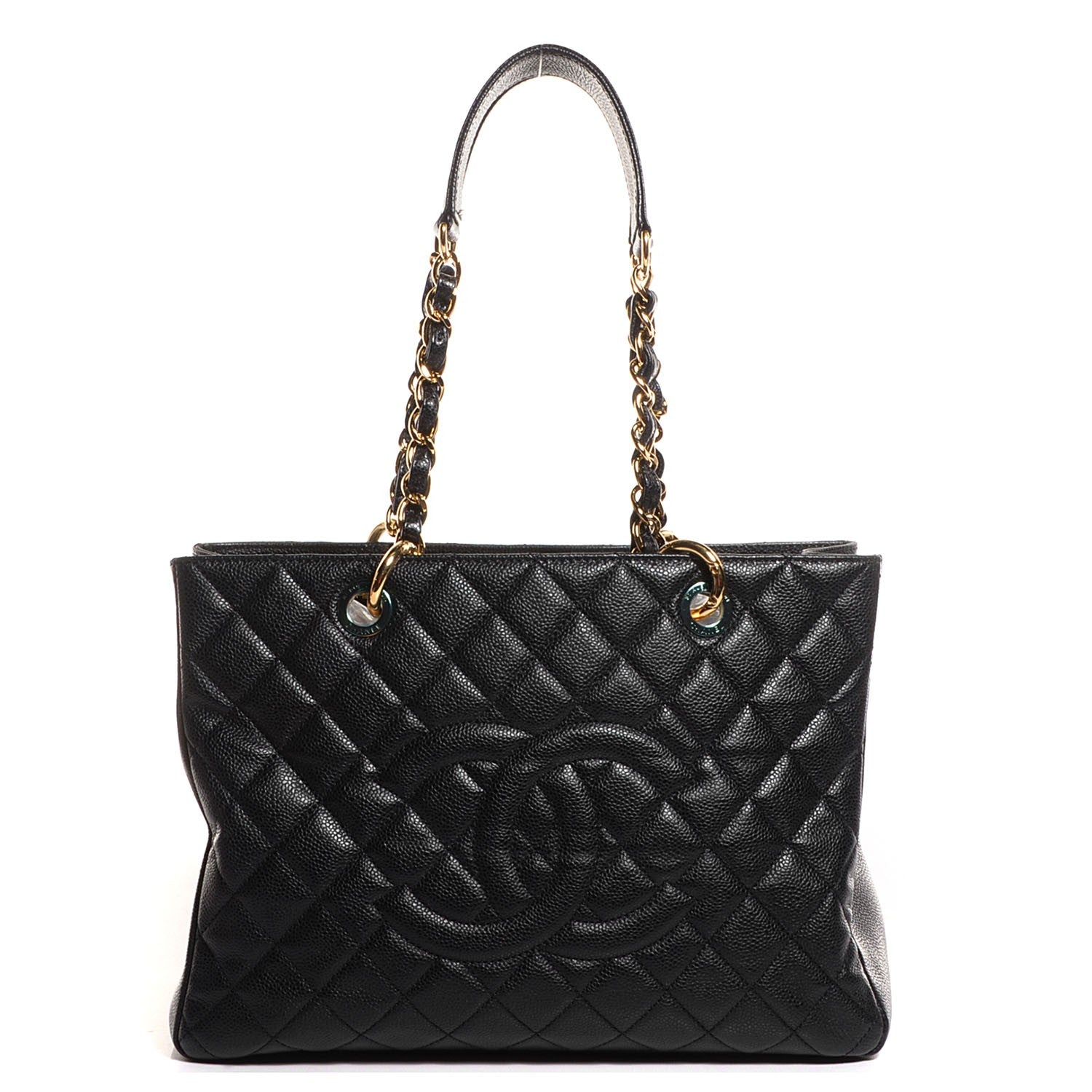 Chanel Caviar Quilted Grand Shopping Tote GST Black 1 of 7