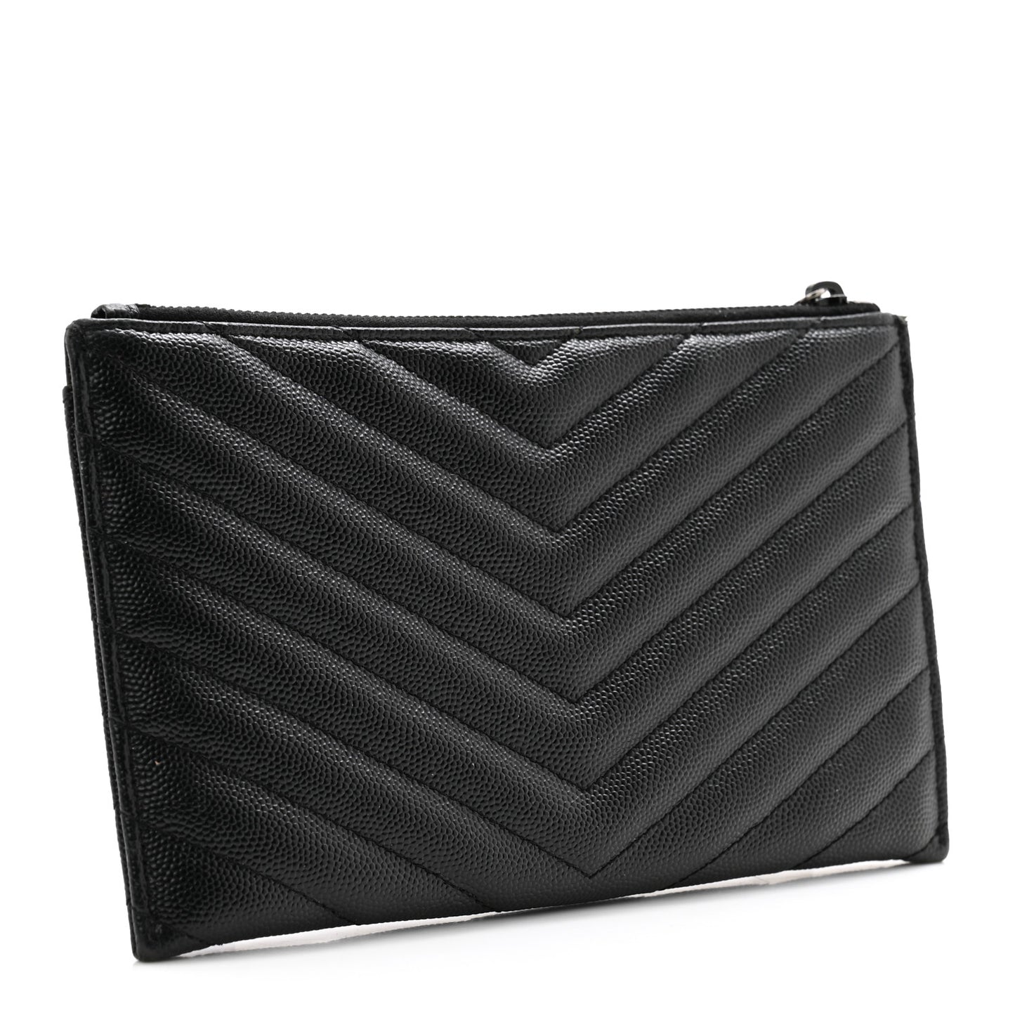 Monogram Grain de Poudre 5 Fragments Zip Pouch Card Holder Black