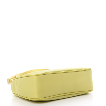 Prada Tessuto Nylon Saffiano Mini Re-Edition 2000 Shoulder Bag Ananas 3 of 9
