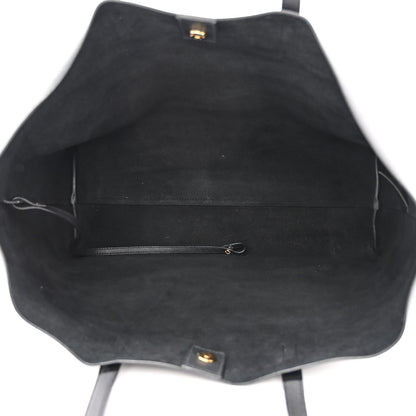 Saint Laurent Calfskin Large Shopping Tote Black 5 of 11
