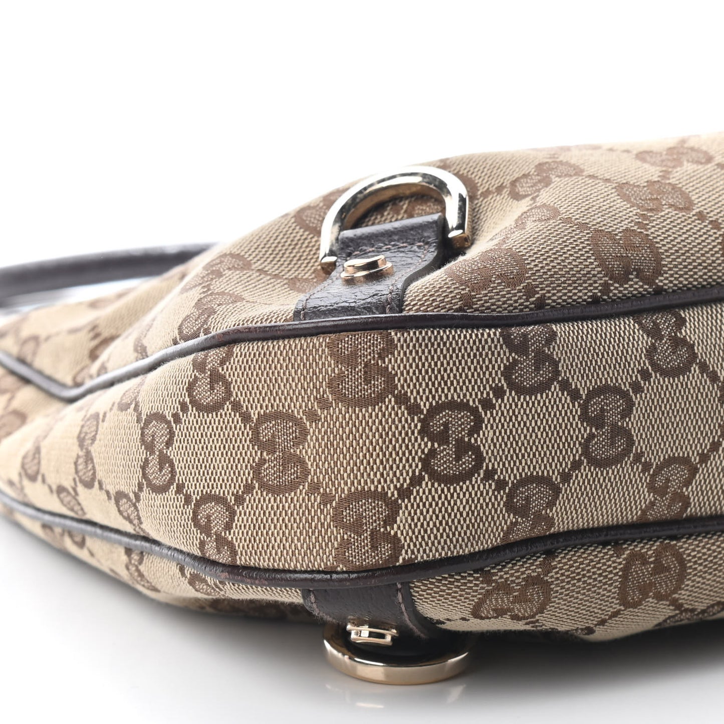 Monogram Medium Abbey D Ring Hobo Brown