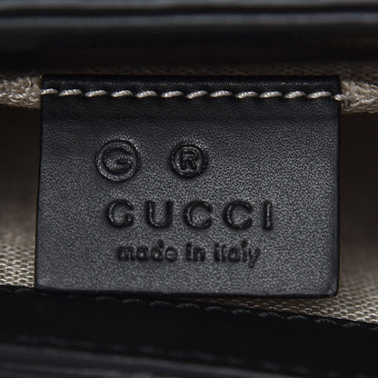 Gucci Microguccissima Mini Emily Shoulder Bag Black 8 of 9