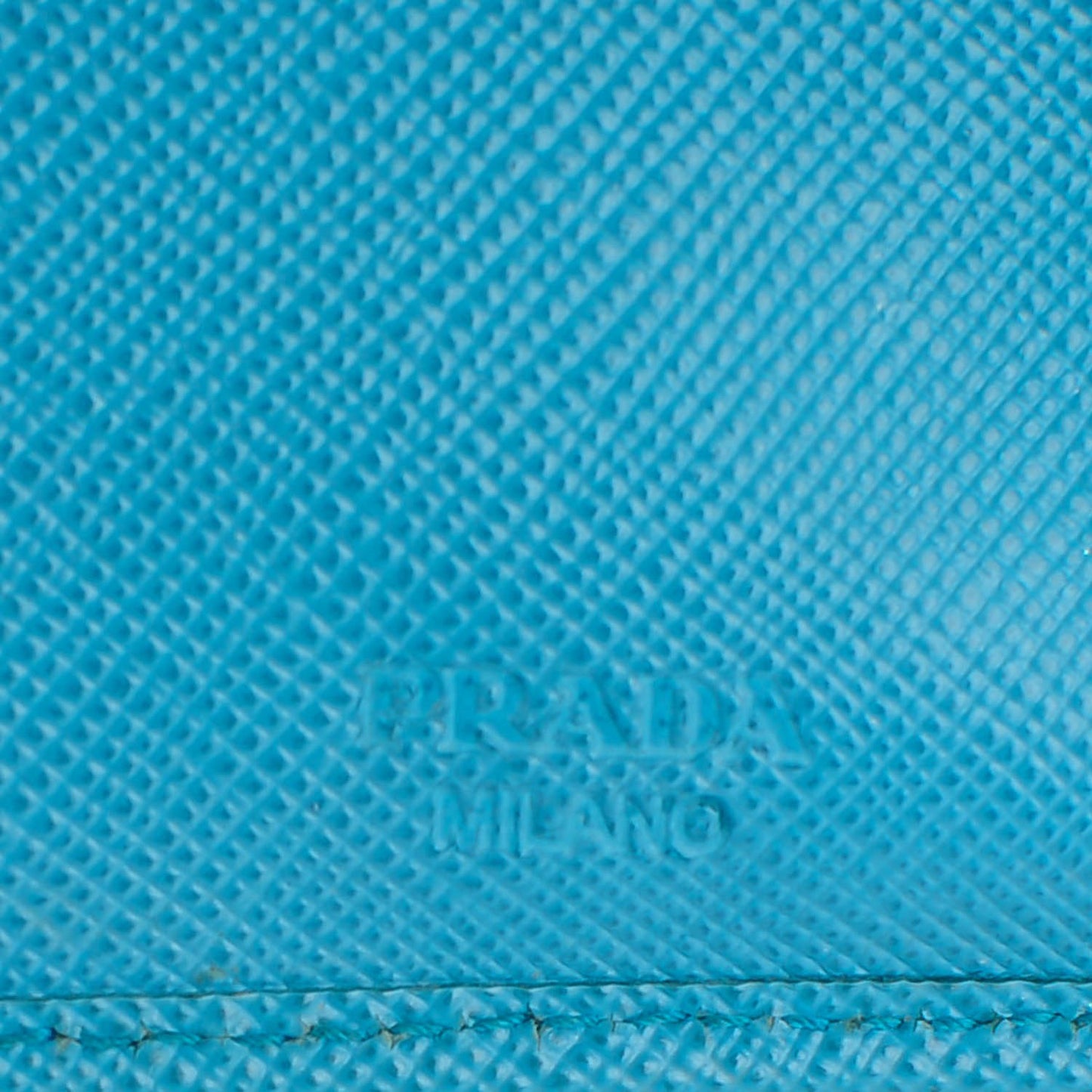 Saffiano Metal Continental Flap Wallet Turchese