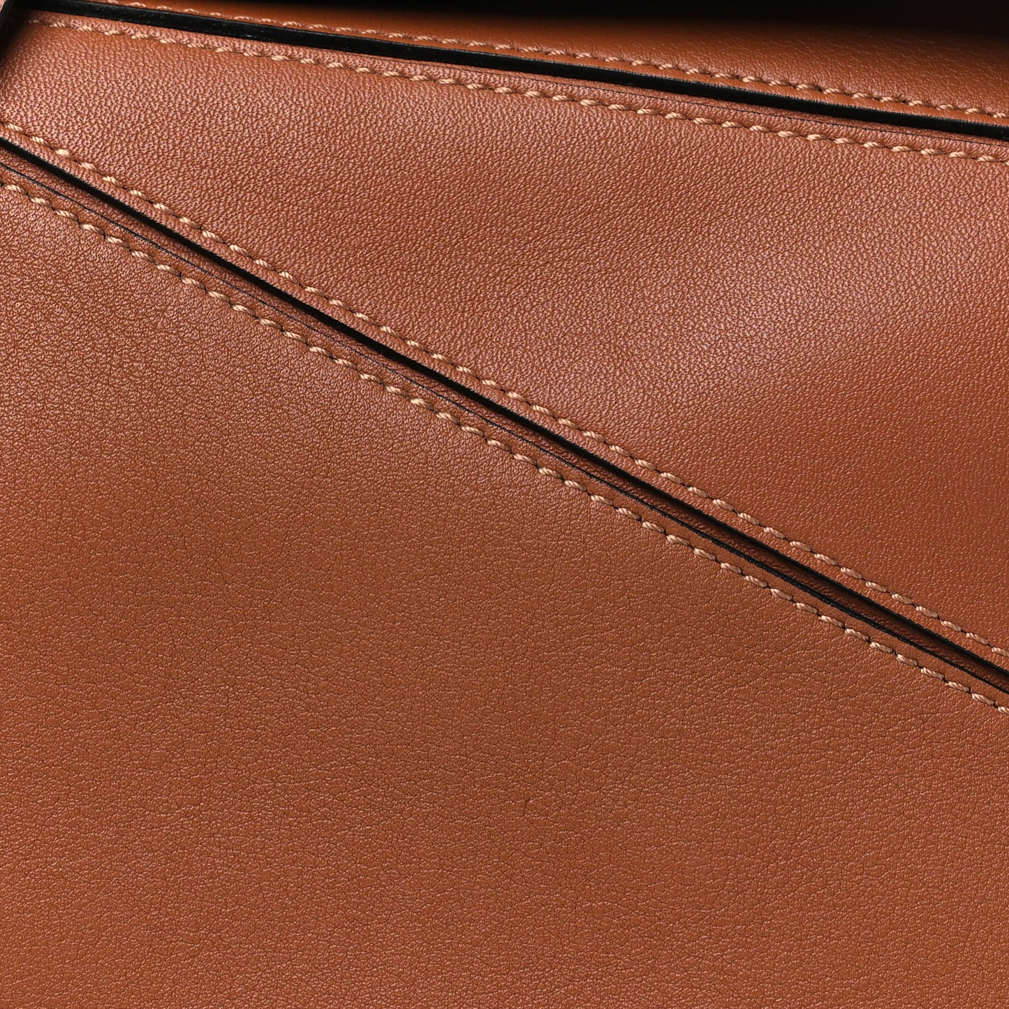 Calfskin Small Puzzle Bag Tan