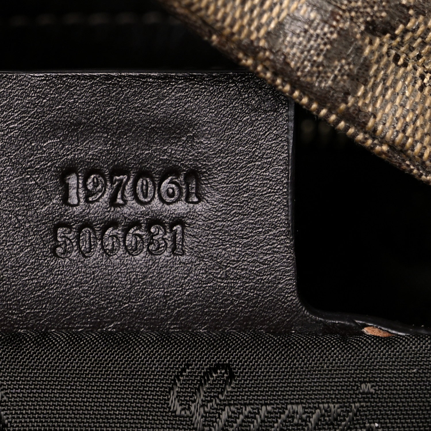 Gucci Crystal Monogram Medium Hysteria Tote Brown 8 of 14