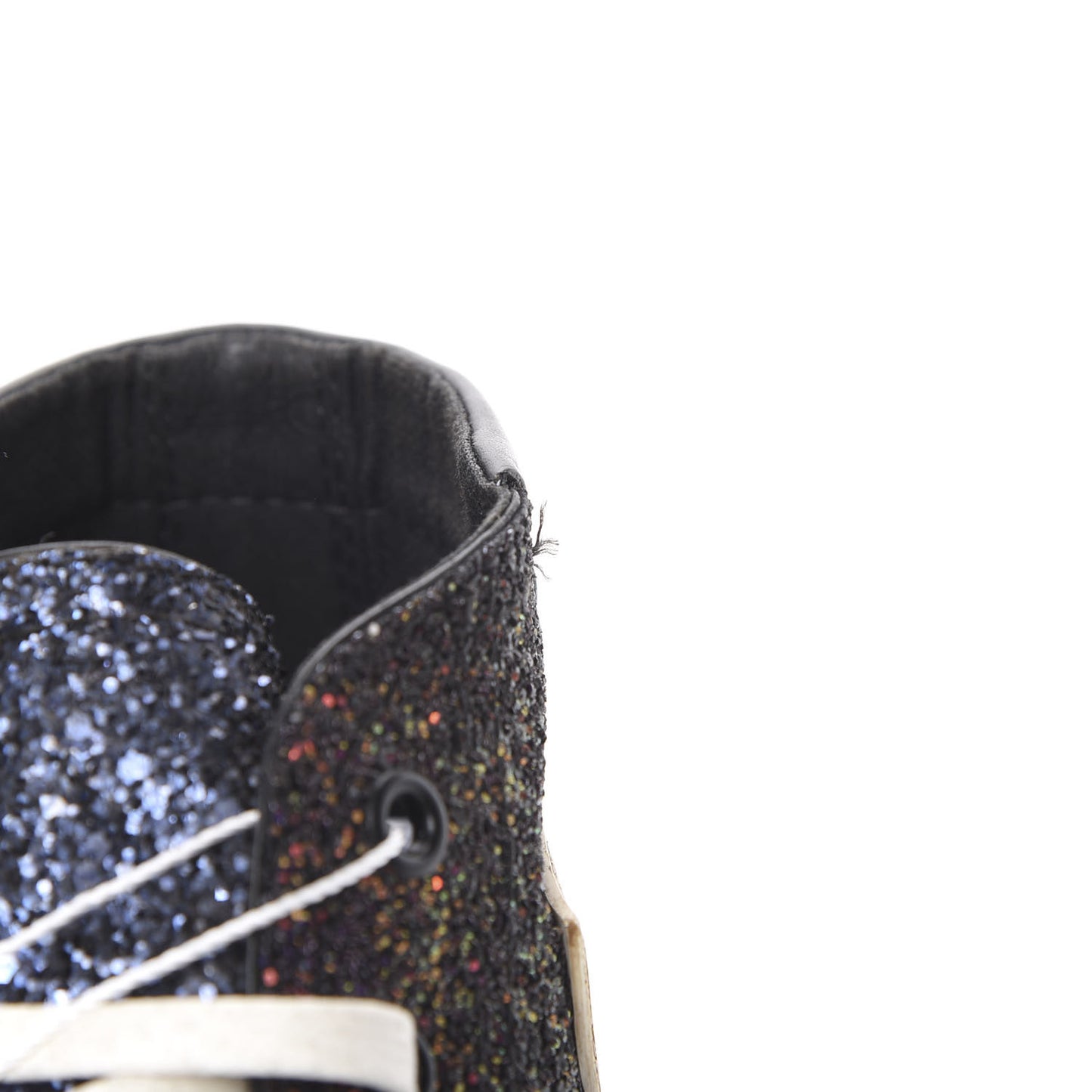 Rubber Glitter Mens Bedford Hightop Sneakers 42 Multicolor