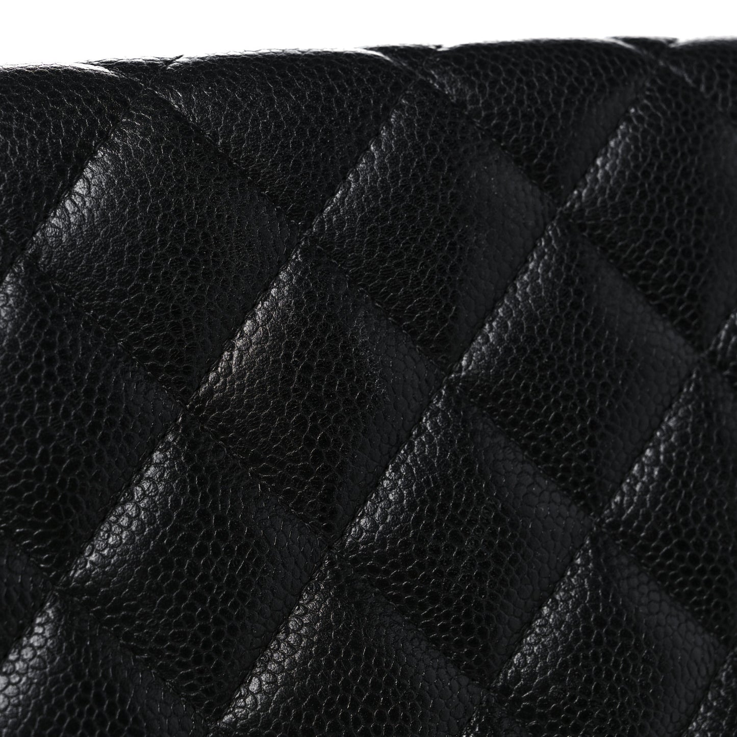 Caviar Quilted Maxi Single Flap Black