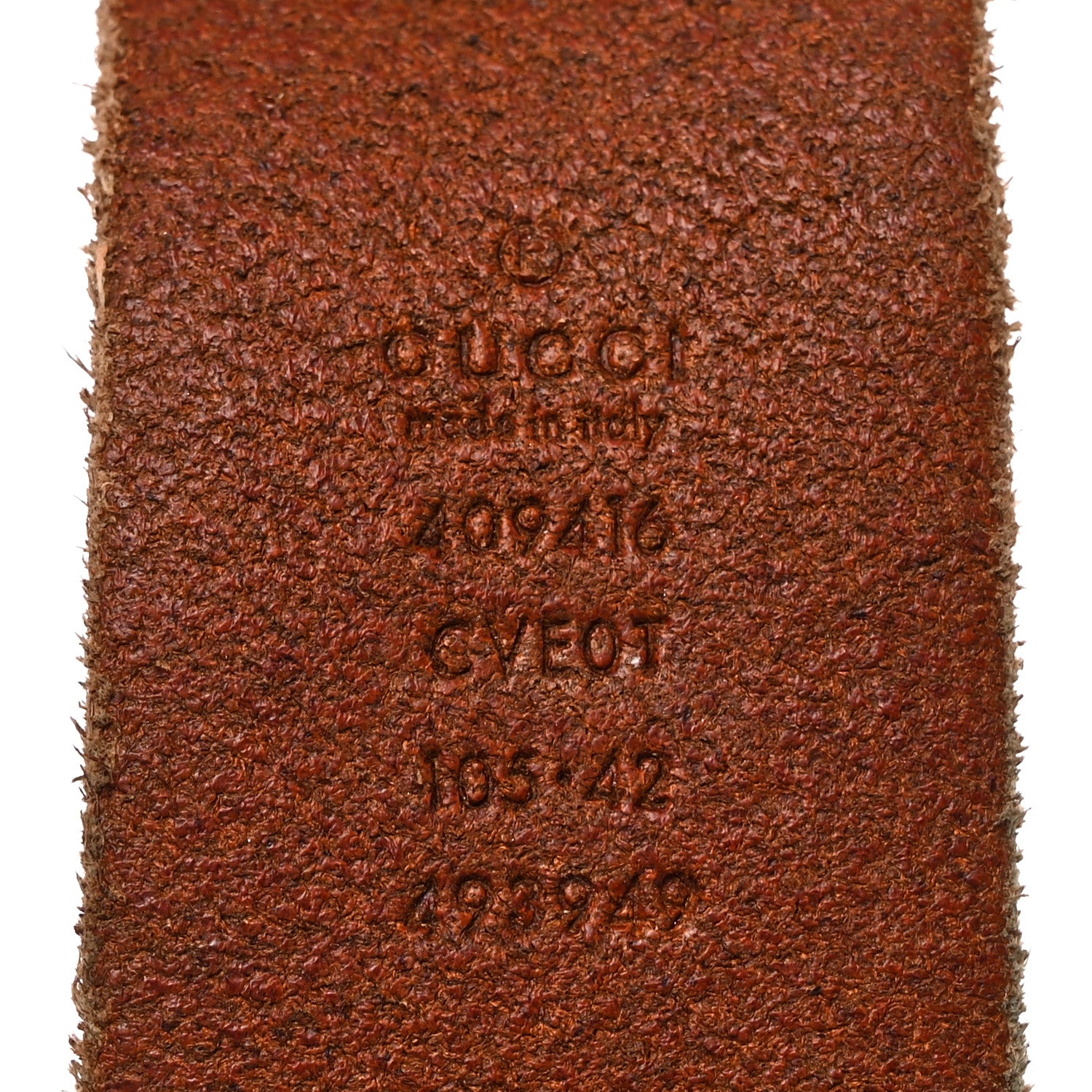 Gucci Faded Calfskin Double G 40mm Belt 105 42 Cuir 5 of 15