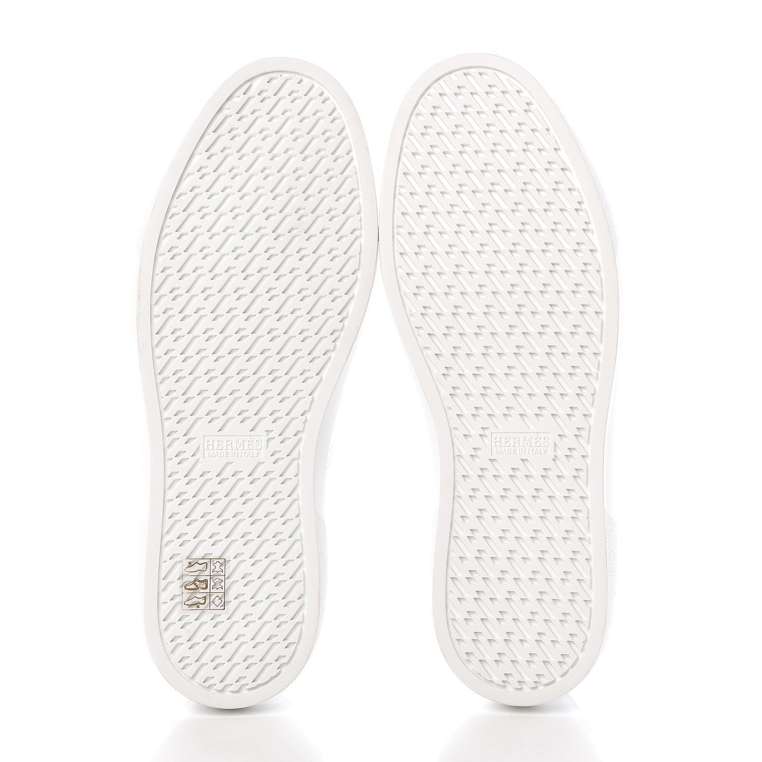 Hermes Calfskin Womens Advantage Sneakers 38 White 5 of 7