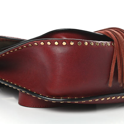 Chloe Calfskin Braided Small Hudson Shoulder Bag Sienna Red 9 of 20